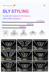 <span class=keywords><strong>2025</strong></span> mới lục giác LED trần ánh sáng lạnh Trắng phát ra 3000K 4500k 6500K cho phòng ngủ làm việc nhà để xe chi tiết thiết kế chiếu sáng - Product Image 5