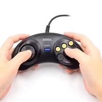 Manette classique filaire USB pour Sega Mega Drive Manette de jeu Mando Joystick pour manette SEGA Genesis MD2