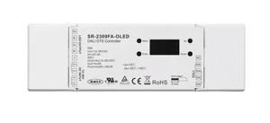 4ChannelDALI DT8LEDDimmer SR-2309FA-OLED12-36VDC4x5A30kHzPWM ไร้การกระพริบแบบแท้จริง บิลเท็นมาสเตอร์ ออลคัลเลอร์ไทป์ สำหรับปรับสีขาว RGB ได้ - Product Image 4