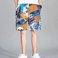Nouveau Mens Mid Board Shorts Floral Imprimé Séchage Rapide Maillots De Bain Troncs pour Plage Surf Loisirs Surf-pour Hommes De Bain Homme