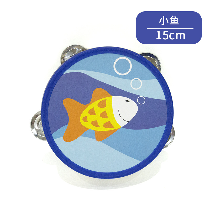 Nouveau Anneau en plastique de 15cm, petit poisson