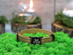 Collier pour chat réglable personnalisé avec décoration nœud papillon, collier réfléchissant en velours uni pour garçons et filles - Product Image 5