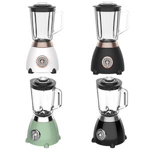 Blender-presse-agrumes rétro à 2 vitesses et à impulsions avec pot en verre de 1,5 L, 6 lames en acier inoxydable pour les smoothies et les milkshakes - Product Image 5