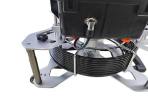 Système de caméra d'inspection d'égouts avec tige de poussée de 20-40 m, rotation panoramique/inclinaison de 33 mm, moniteur LCD 10,1 pouces, enregistrement DVR CMOS et carte mémoire - Product Image 4