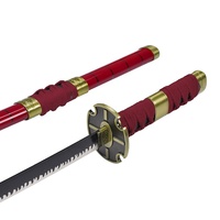45cm japonais Anime une pièce pas cher arme poignard Roronao Zoro Sandai Kitetsu véritable acier Mini Katana épée métal