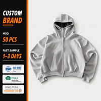 Sweat à capuche Balaclava pour homme, fabricants sur mesure, 100% coton, unisexe, vente en gros, OEM, luxe, haute qualité, sweats à capuche Ninja pour homme