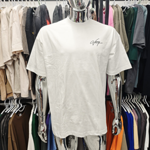 T-Shirt Personalizzata di Alta Qualità in Cotone per <span class=keywords><strong>Uomo</strong></span>, Maglietta Oversize Pesante con Stampa - Product Image 2
