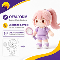 Peluche personnalisée certifiée CE ASTM, jouet en peluche OEM, animal en peluche doux, peluche de dessin animé, logo personnalisé pour la promotion de la marque