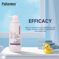 Sampo Herbal Pallamina Private Label Perawatan Ketombe Rambut Organik Minyak Argan Perbaikan Rambut Sampo Penumbuh Rambut