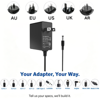 Adaptateur d'alimentation étanche MYIXI 4,00 mm x 1,7 mm 240 V 12 V CC 2 A 14,3 V 1,6 A pour CCTV, en matériau PC