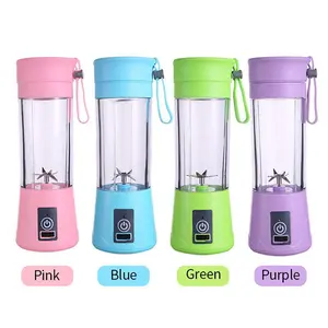 Electric Mini Ice Bottle Blender Home USB 6 Blades Juicer Cup Machine Portable Fruit Juice Blenders Fruit Tools