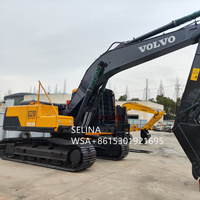 حفّار مستعمل Volvo ign EC240 EC210 بإجارة من نوع 14 طن 40 طن