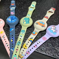 Waterdicht Voor Airtag Kinderen Cartoon Armband Houder Siliconen Horloge Band Kom Riem Verstelbaar Om Airtag Accessoire Te Verbergen