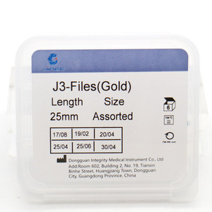 Limes rotatives JiNGC Gold <span class=keywords><strong>J3</strong></span> en alliage Niti, coniques <span class=keywords><strong>06</strong></span>, instruments dentaires à forte force de coupe, endodontiques, certifiés CE Classe II - Product Image 6