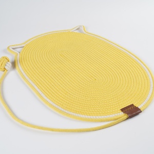 Schattige Comfortabele Kattenkrabber Mat Krasbestendig Met Katoenen Touw Ideeën Voor Katten Klein Dierenpatroon Huisdier