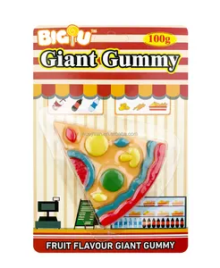Candy factory direct sale OEM high quality Halal giant gummy candy Gummy Burger Hot Dog Shape Gummy