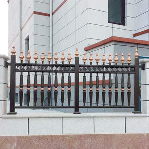 2025 personnalisé philippin extérieur panneau de clôture en métal en <span class=keywords><strong>fer</strong></span> forgé Art et artisanat clôture avec porte coulissante - Product Image 3
