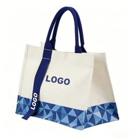 Sac fourre-tout écologique en toile épaisse pour marché fermier, sac de courses pliable et réutilisable avec poche intérieure pour supermarché