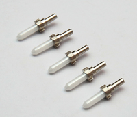Konektor Serat Optik DAMU SC UPC Zirconia Ceramic Ferrule Kekerasan Tinggi Singlemode 2.5mm OEM Kabel Patch Jaringan FTTH