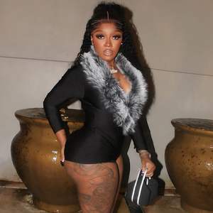 Combinaison Femme Personnalisée 2026 à Manches Longues, Col en Fourrure, Taille Haute, Tricotée, Tenue de Soirée - Product Image 3