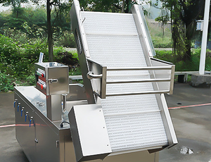 Automatic <b>Fruit</b> and <b>Vegetable</b> Washing <b>Machine</b> with Lifting Spray Engine 304 Stainless Steel for <b>Vegetable</b> <b>Processing</b> Plants - Product Image 2