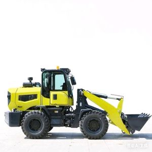 Verde claro Diseño más nuevo 2000kg Cargadora de ruedas 2 toneladas 4X4 Pala delantera 4WD Mini Dumper Euro 5 Motor CE - Product Image 1