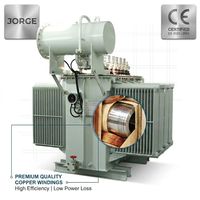 Transformateur de puissance immergé dans l'huile pour extérieur 2500 kVA 50 Hz pour l'augmentation de tension des éoliennes