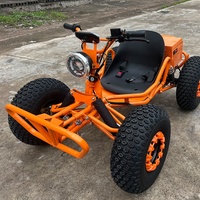 Go-Kart Todoterreno - Go-Kart Eléctrico de Pedales Recomendado para Adultos, Freno Hidráulico para Exteriores, Carga de 150 kg, 48V 1000W