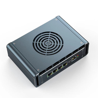Pare-feu Pfsense Mini PC Ubuntu Linux VPN Serveur réseau Appliance I7 PC industriel sans ventilateur 4 LAN Appareil SD-WAN Vision par ordinateur