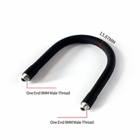 Tuyau métallique en silicone flexible sans rebondissement, accessoire universel en forme de col de cygne, tube flexible pour lampe de bureau LED