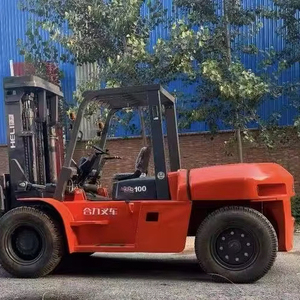 Used Heli Diesel 10 Ton Counterbalance Forklift Truck with 1500mm <b>Fork</b> Length and 6 Months Warranty - Product Image 1