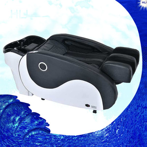 Lit de massage électrique avec circulation d'eau pour la thérapie capillaire et le rinçage en salon, conception entièrement automatique - Product Image 1