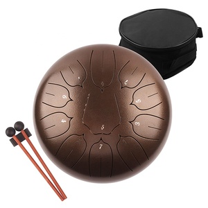 Tambor de lengua de acero Instrumentos musicales 10 pulgadas 11 Nota C Tambores hechos Percusión Tambor de lengua Música - Product Image 1