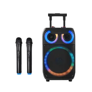 Novo Produto Luz LED Portátil FM 2.1 Bass Speaker Subwoofer 12 Polegada Para Partybox Car Home OEM bar de som