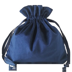 Sac cosmétique en velours imprimé sérigraphié avec cordon de serrage, sac de rangement simple pour les nécessités quotidiennes de voyage, élégant, mignon, grande capacité, pratique - Product Image 5