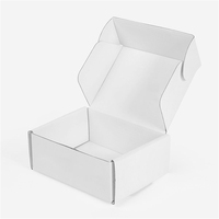 Boîtes en carton ondulé pour l'emballage de cadeaux - Boîtes d'expédition recyclables avec gaufrage, taille personnalisée, faible quantité minimale de commande, réduction