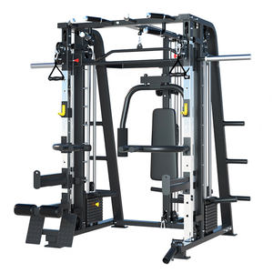 Attrezzatura Completa in Acciaio per Allenamento della Forza, Rack per Deep Squat, Panca per Sollevamento Pesi, Set Bilanciere e Smith Machine - Product Image 4