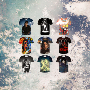 Michael Jackson haut en jersey imprimé 3D pour hommes Cool décontracté Hip Hop <span class=keywords><strong>Streetwear</strong></span> avec motif Style <span class=keywords><strong>Harajuku</strong></span> t-shirts imprimés en 3D - Product Image 2