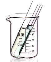Quartz Flat-Mouth Test Tubes (Multiple Specifications, High Temperature Resistance, Strong Acid and Alkali Resistance)