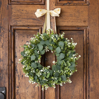 Guirlande de fleurs artificielles - Style bohème, décoration murale/porte/fenêtre pour Noël, fête des mères, approvisionnement transfrontalier