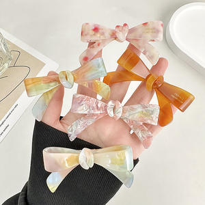 Horquilla para el pelo con diseño de lazo de ácido acético, estilo coreano, para flequillo y <span class=keywords><strong>cabello</strong></span> suelto, para <span class=keywords><strong>mujer</strong></span>, con temperamento elegante y moderno - Product Image 1