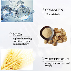 Mascarilla Capilar de Queratina y Colágeno Orgánico para Reparación del Cabello Químico y Seco, 500 ml - Product Image 5
