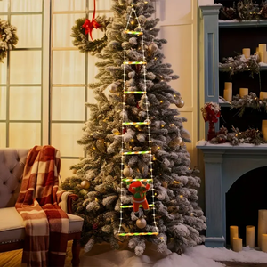 Wholesale 1.7m 3m Santa Climb LED <b>String</b> Christmas <b>Lights</b> <b>Outdoor</b> <b>Light</b> Display Ladder <b>String</b> with Remote Control - Product Image 5