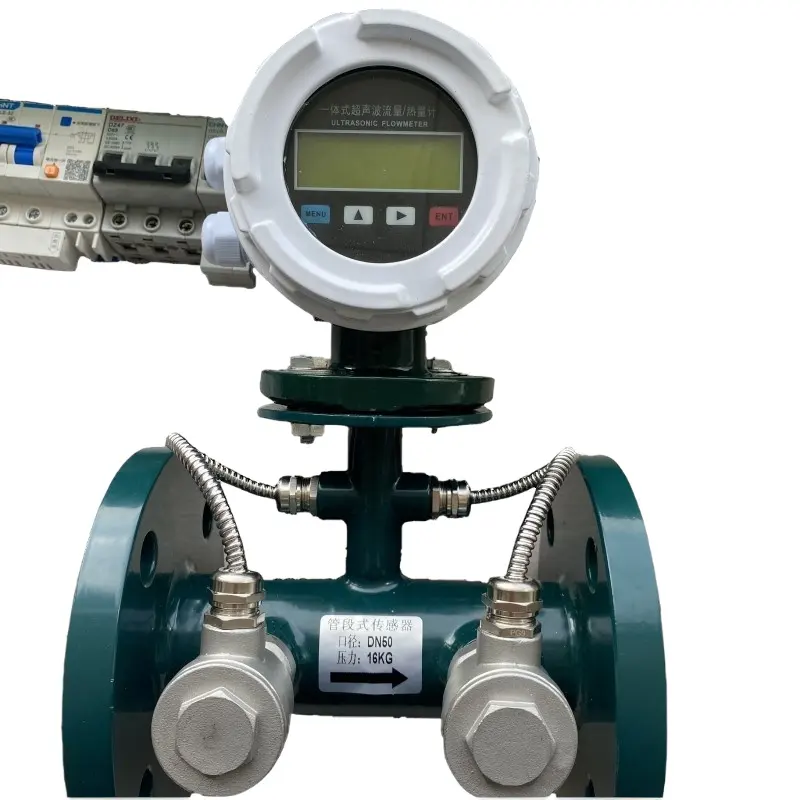 ISO Certified 4-20mA Ultrasonic Flow Meter Integrated with Arduino Aguas CE Compatible for Water and Gas Flow Meters