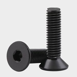 Oxit Đen kết thúc lớp 8.8 10.9 12.9 thép <span class=keywords><strong>carbon</strong></span> phẳng chìm đầu Hex ổ cắm máy Bolt vít inch 40mm DIN tiêu chuẩn - Product Image 4