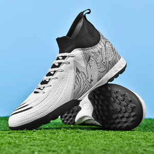 Botas de Fútbol Profesionales para Hombre, de Corte Alto, con Soporte de Tobillo, para Juego Competitivo en Césped Natural - Product Image 3