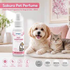 Profumo per Animali Domestici ZouRunAn Sakura 60ml, Fragranza Floreale Fresca, Spray Deodorante per Cani e Gatti, Produzione Contrattuale, Acquisto all'Ingrosso, Distributore - Product Image 4