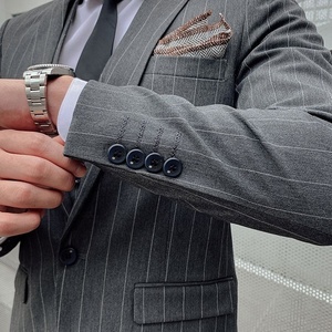 Conjunto <span class=keywords><strong>de</strong></span> Traje <span class=keywords><strong>de</strong></span> Tres Piezas Transpirable <span class=keywords><strong>para</strong></span> <span class=keywords><strong>Hombre</strong></span>, Versión Coreana <span class=keywords><strong>de</strong></span> Otoño, el Mejor Traje Juvenil <span class=keywords><strong>para</strong></span> Bodas o Eventos - Product Image 5