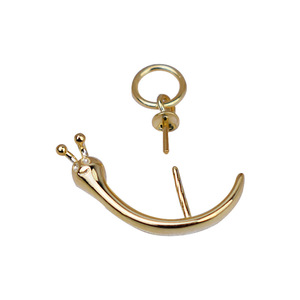Colgante de Caracol de Plata S925 Hecho a Mano, Accesorio DIY de Estilo Europeo Americano, Perla Barroca Hueca para Mujer, Tamaños 3mm 6mm - Product Image 5