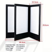 Wiederauf ladbare Doppelseite A4 LED-Licht Menü Menü LED-Display Buch Tisch beleuchtung Menü für Bar Ktv Night Club
